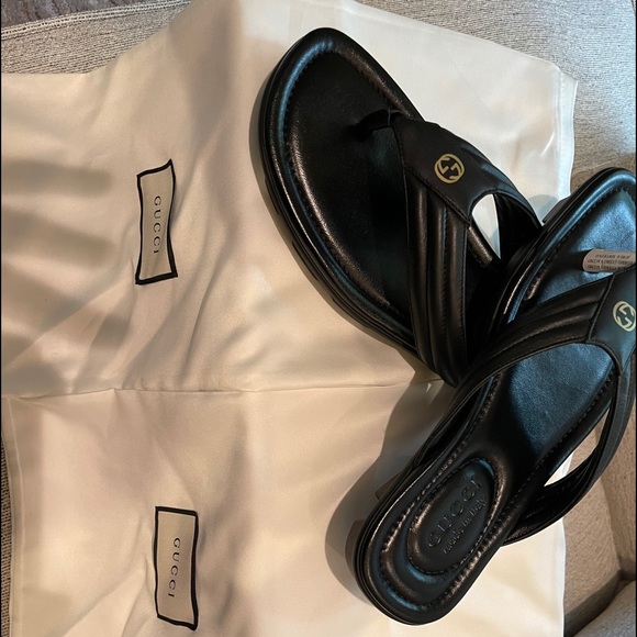 Gg men’s thong sandal GUCCI SIZE 5 1/2 main image 5